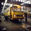 výroba autobusů Ikarus rok 1980