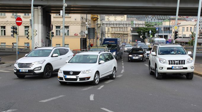 Křižovatka U Bulhara v Praze