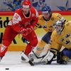 Enroth, Hedman a Hansen v utkání Švédsko - Dánsko