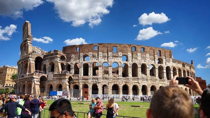 Římské Koloseum.