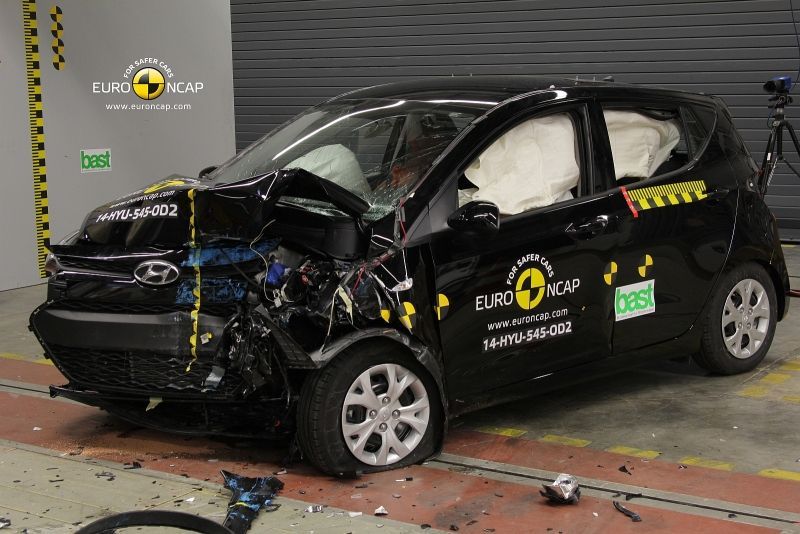 Crash test Euro NCAP Hyundai i10 v roce 2014