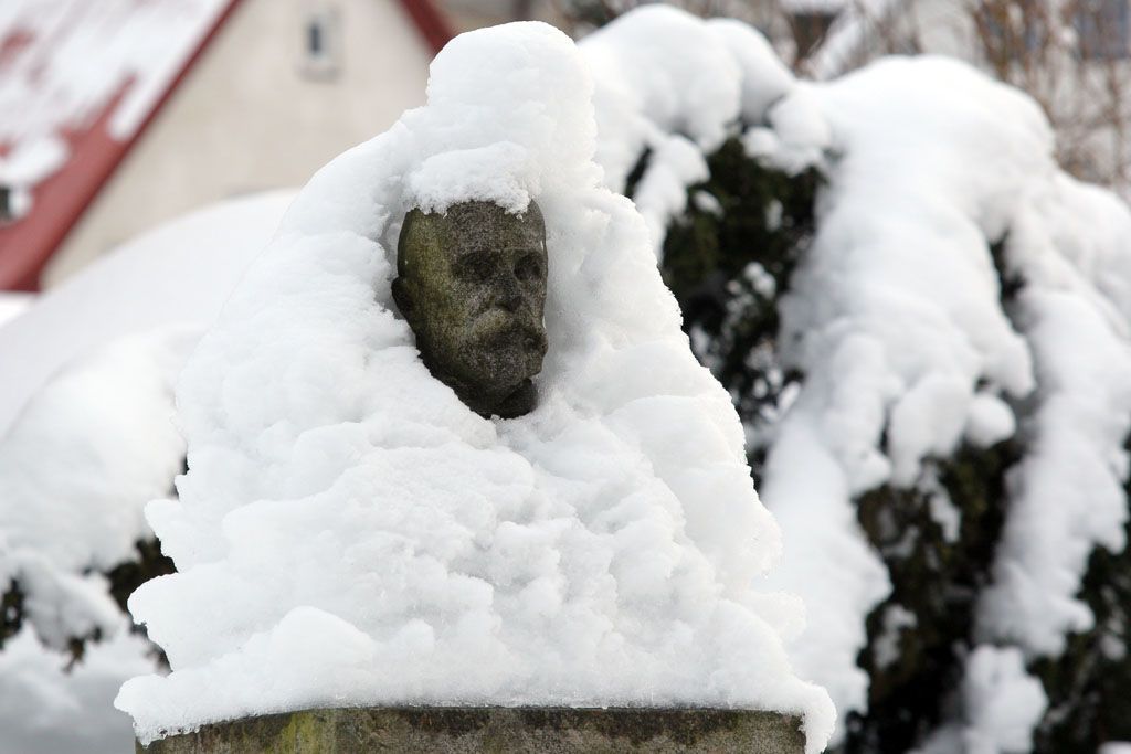 Sníh v Tanvaldu i jinde