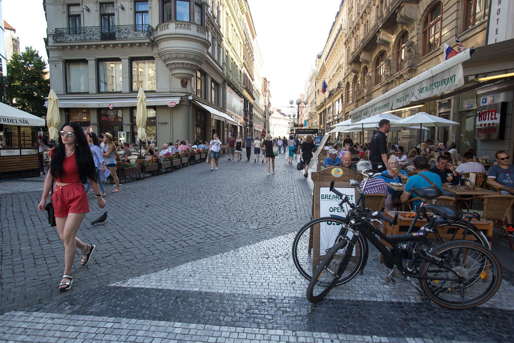 Protest proti zákazu jízdních kol v pěších zónách na Praze 1, sdružení Auto*Mat