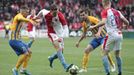 Lukáš Provod v zápase 22. kola Slavia - Opava