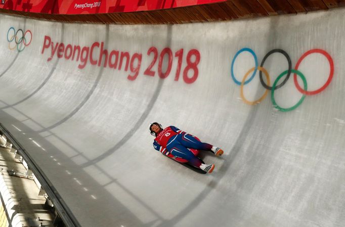 Sáňkařka Tereza Nosková na ZOH v Pchjongčchangu 2018