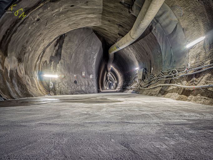 Geologický průzkum pro metro D - lokalita VO-OL mezi ulicemi Na Strži a Jankovská.