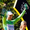 Slovenský cyklista Peter Sagan slaví po poslední 20. etapě Tour de France 2012.