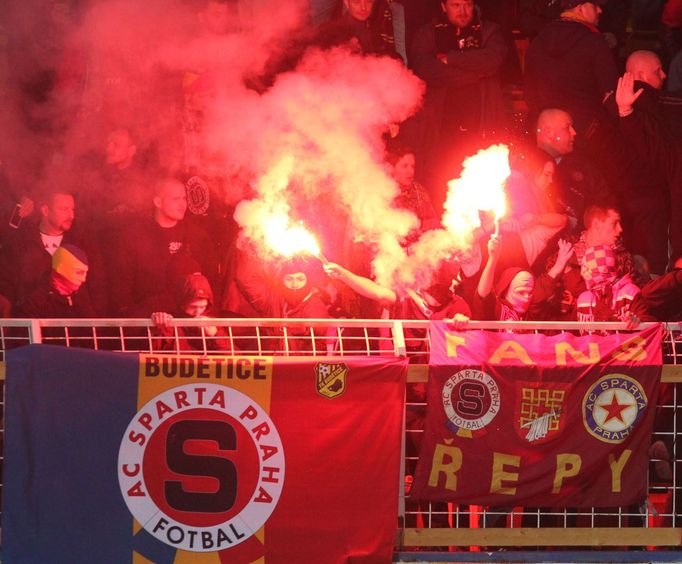 GL, Teplice-Sparta: fanoušci Sparty