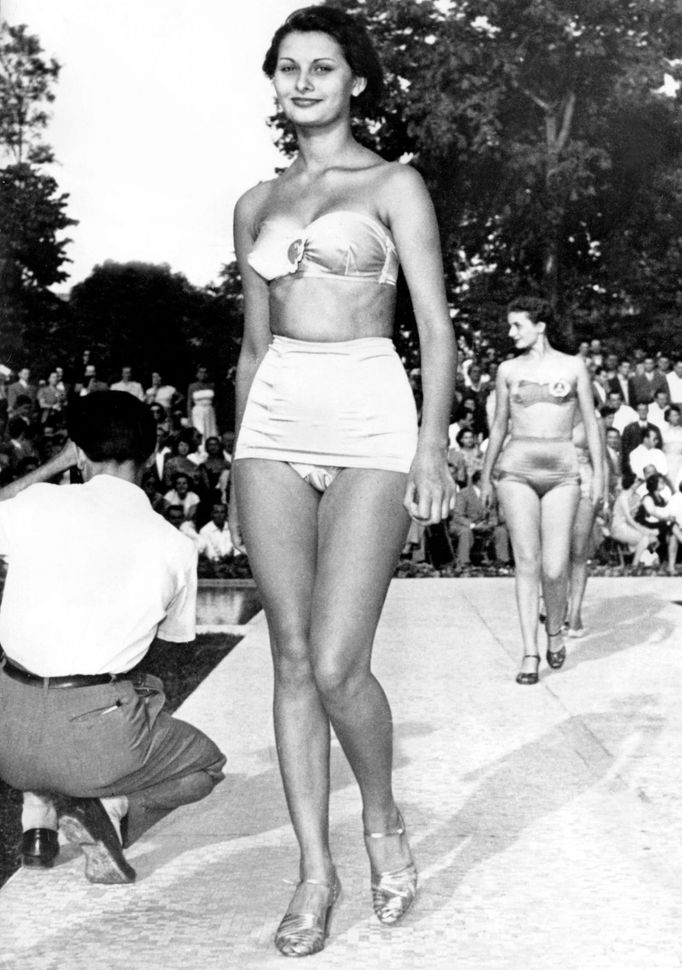 Herečka Sophia Loren.