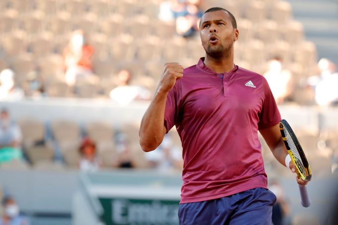 French Open, 2. den (Jo-Wilfried Tsonga)