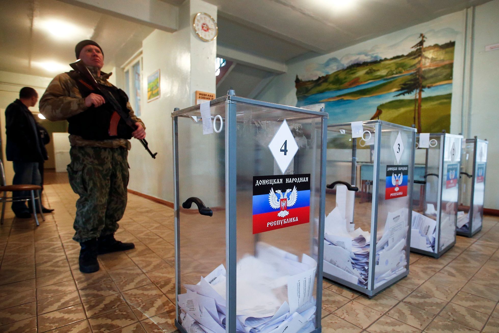 Ukrajina - Donbas - volby
