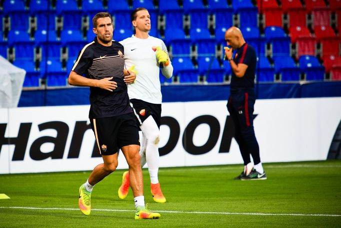 FC Viktoria Plzeň vs. AS Řím, tisková konference, trénink