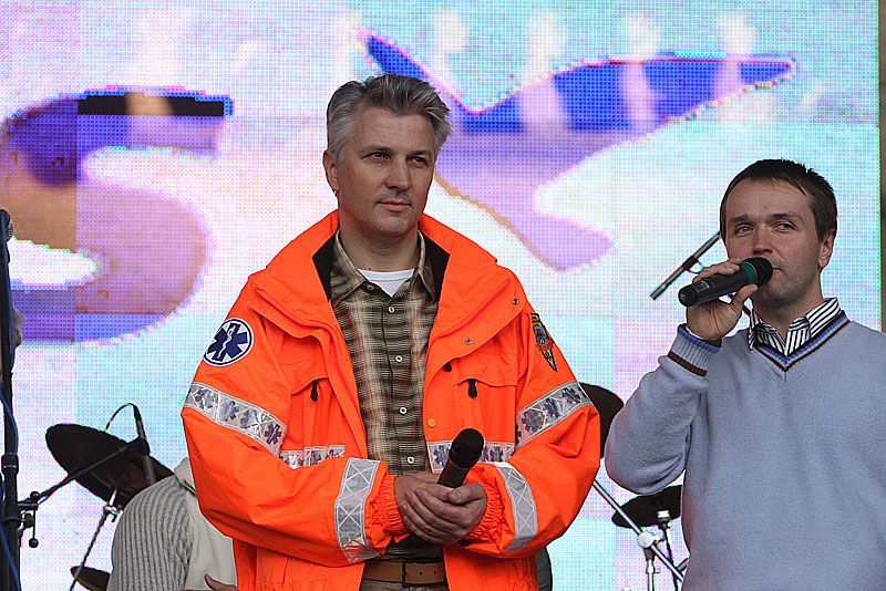 Klaus na mítinku ODS