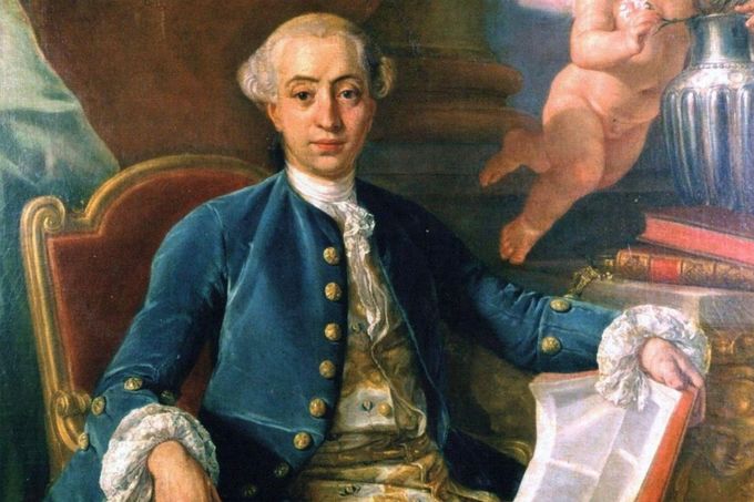 Giacomo Casanova jak jej zvěčnil malíř Francesco Narici