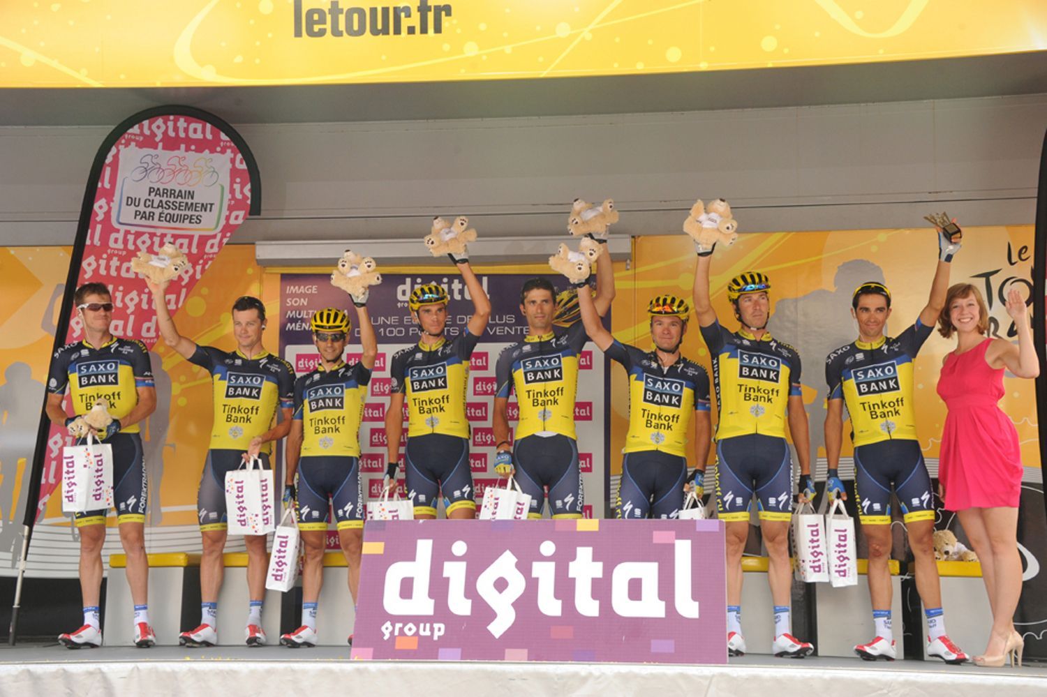 Tour de France 2013 - Alpe d´Huez: Roman Kreuziger a Alberto Contador