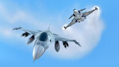letadla - F16 a Gripen