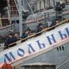 Ruští námořníci opustili Francii, kde se učili s lodí třídy mistral