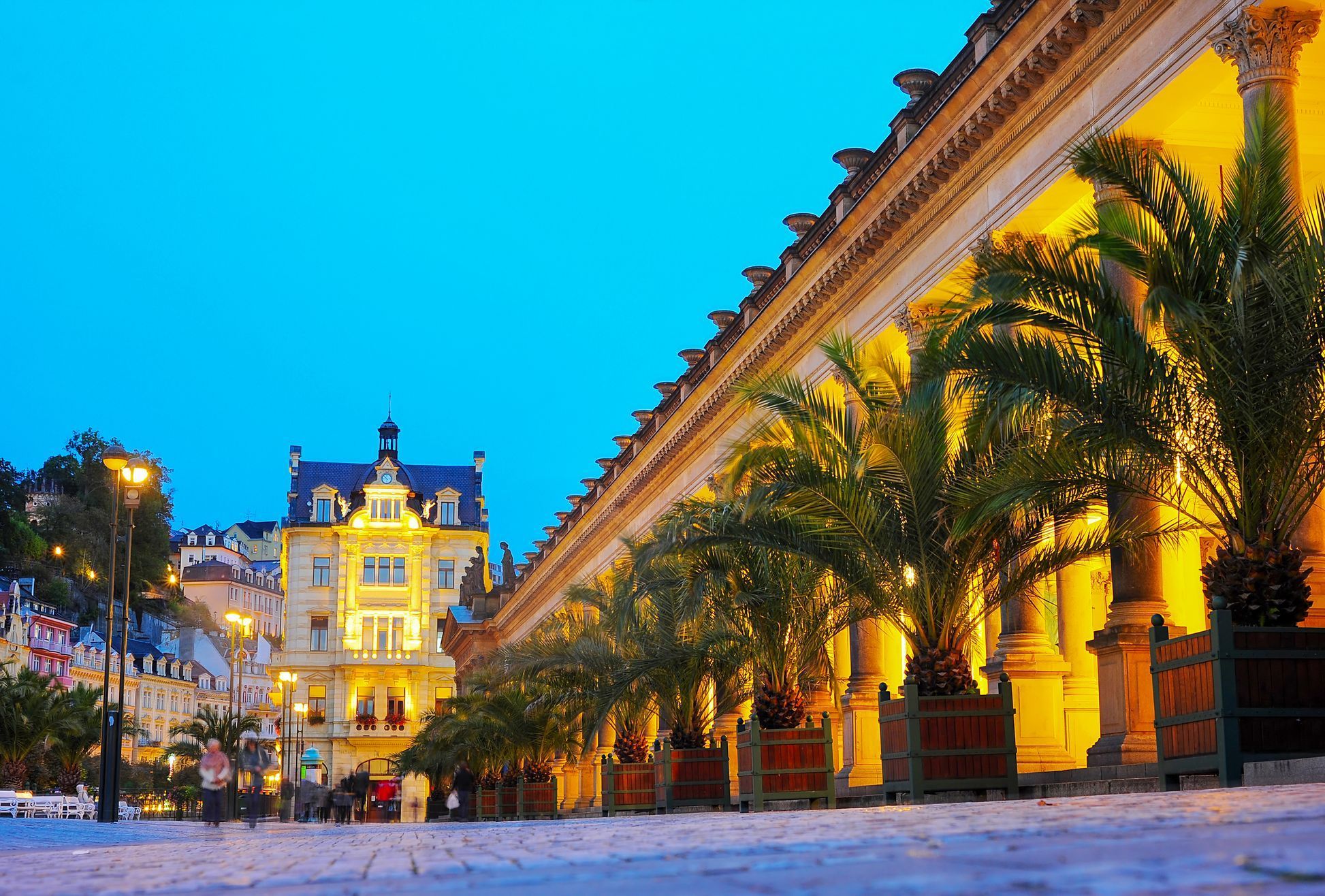 Karlovy Vary, kolonáda, ilustrační snímek