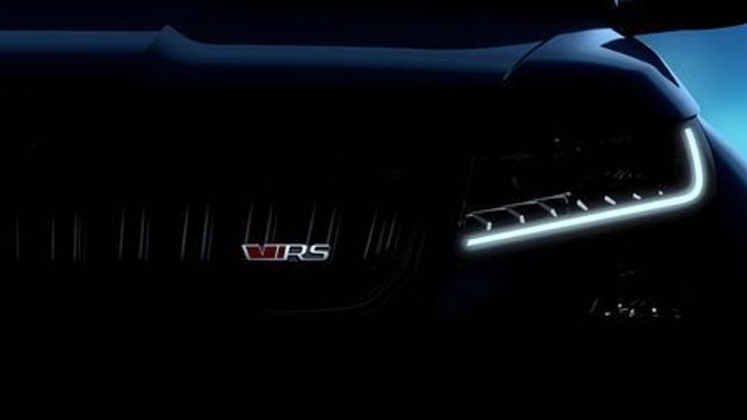 Nové logo modelů RS bude mít premiéru na sportovní verzi SUV Kodiaq.