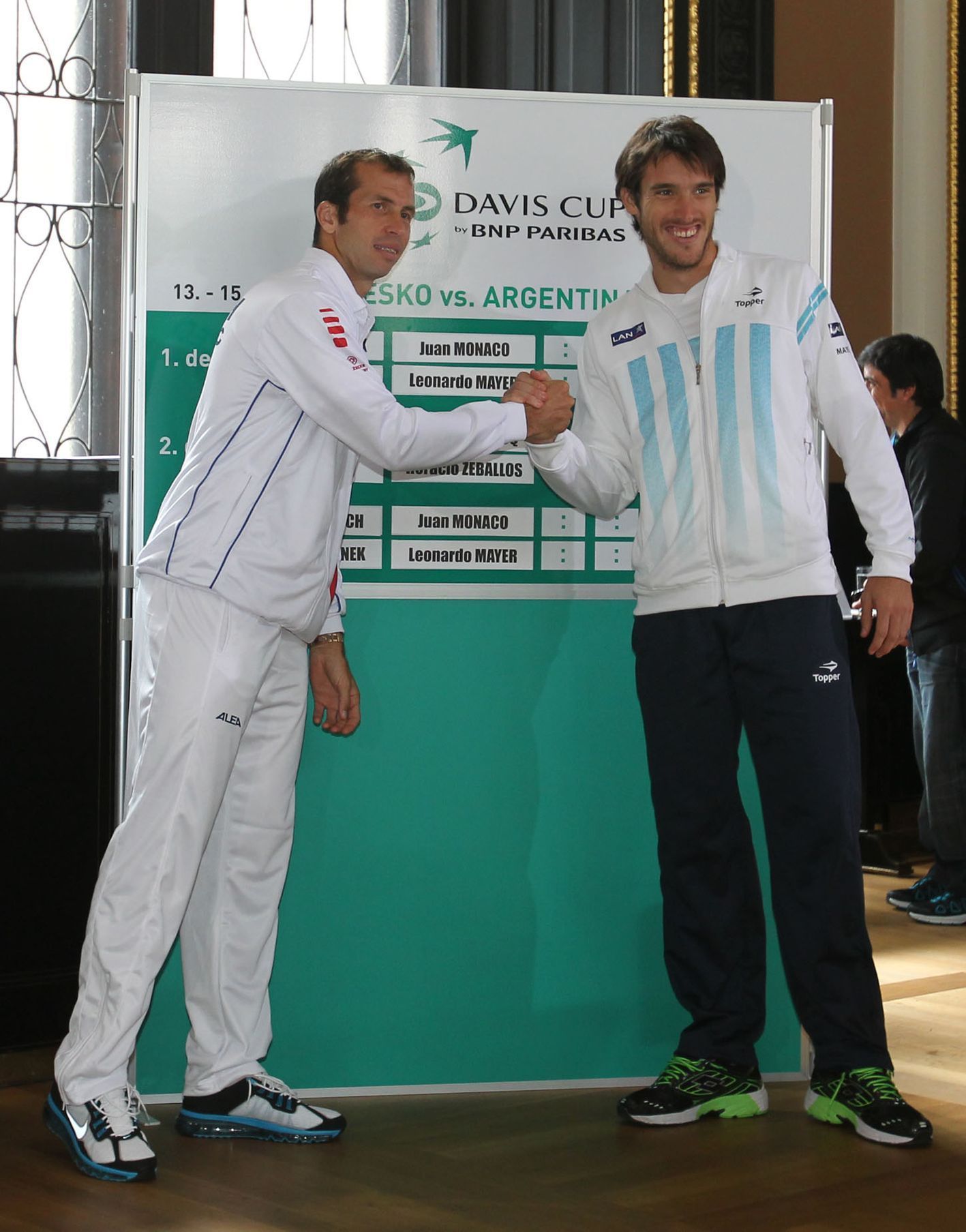 Los semifinálového duelu Davis Cupu 2013 Česko - Argentina