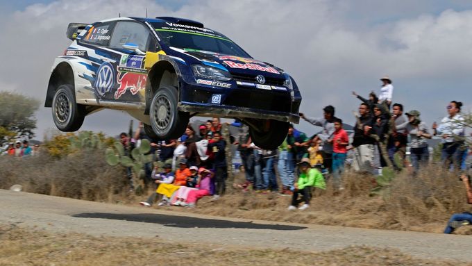Mexická rallye 2015: Sébastien Ogier, Volkswagen Polo R WRC