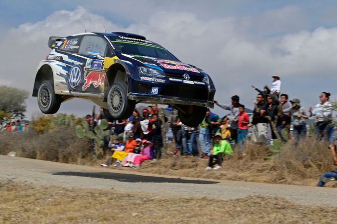 Mexická rallye 2015: Sébastien Ogier, Volkswagen Polo R WRC