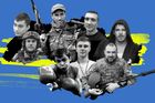 grafika - ukrajinští sportovci