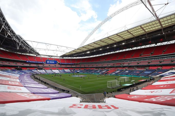 Wembley před zápasem