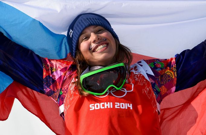 Soči 2014, snowboardcross: Eva Samková slaví olympijské zlato