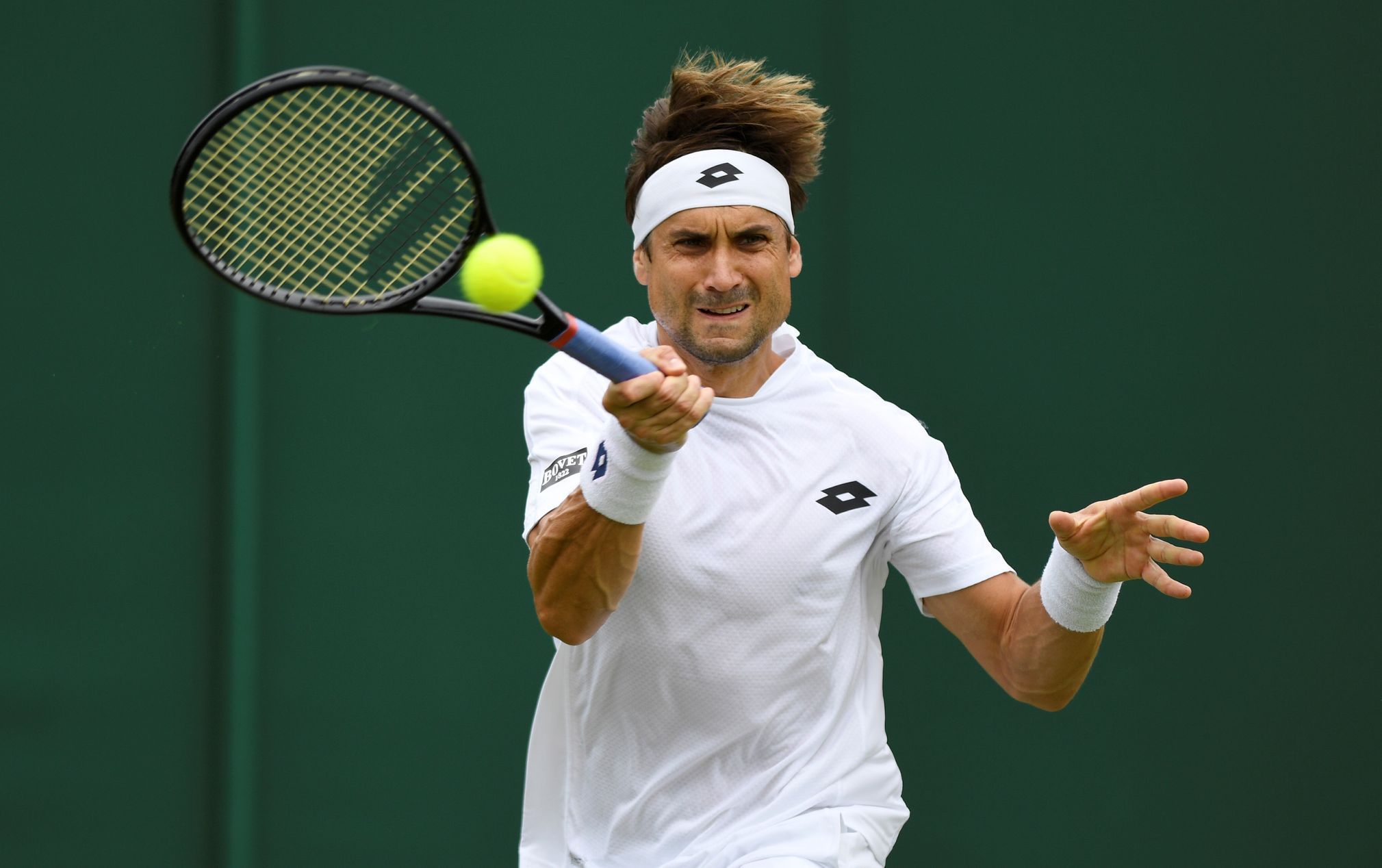 První kolo Wimbledonu 2017: David Ferrer