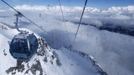 Picture taken out of a brand new gondola on its way to the top of the mountain shows a panoramic view from the plateau of Rosa Khutor, a venue for the Sochi 2014 Winter Olympics near Sochi February 13, 2013. Although many complexes and venues in the Black Sea resort of Sochi mostly resemble building sites that are still under construction, there is nothing to suggest any concern over readiness. Construction will be completed by August 2013 according to organizers. The Sochi 2014 Winter Olympics opens on February 7, 2014. REUTERS/Kai Pfaffenbach (RUSSIA - Tags: CITYSCAPE BUSINESS CONSTRUCTION ENVIRONMENT SPORT OLYMPICS) Published: Úno. 13, 2013, 11:10 dop.