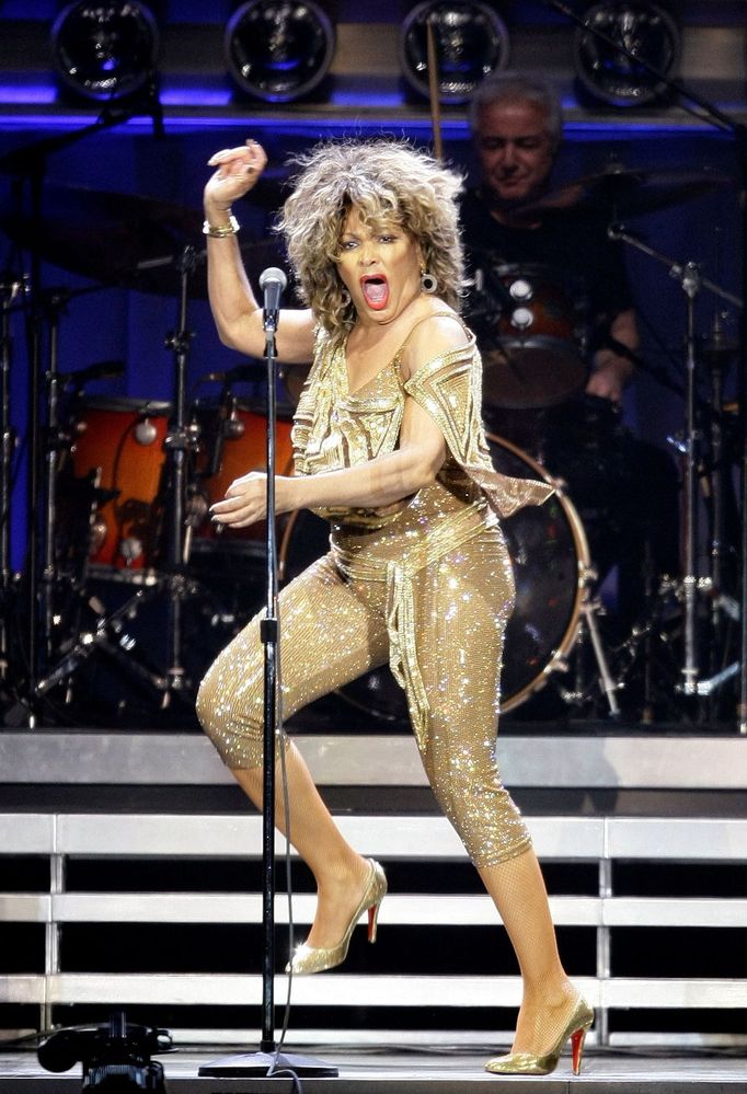 Tina Turner v londýnské O2 areně, 2009.