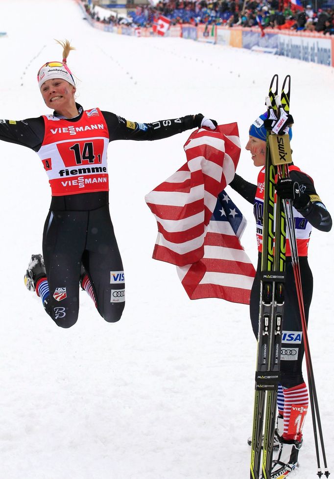 MS v klasickém lyžování 2013, sprint dvojic: Jessica Digginsová a Kikkan Randallová