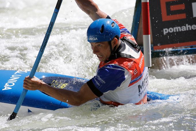 Jiří Prskavec v kvalifikaci na sezonu 2018 (Želiv)