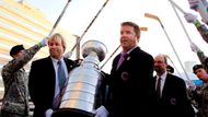 Samotnému utkání předcházel slavnostní ceremoniál k oslavě bostonského zisku Stanley Cupu.