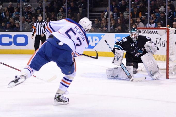 NHL: Edmonton Oilers at San Jose Sharks (Niemi a Perron)