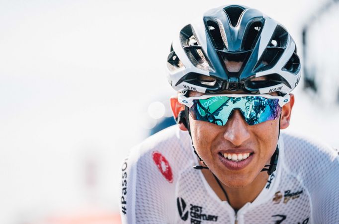 Egan Bernal, kolumbijský cyklista v týmu Sky