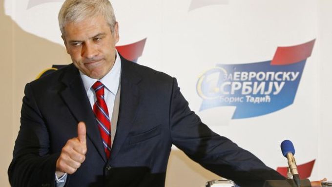 Prezident Boris Tadič je po volbách spokojen.