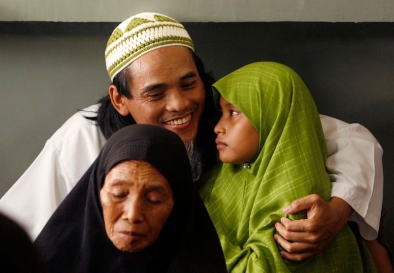 atentátník z Bali se loučí s rodinou