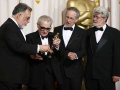 F. F. Coppola, Martin Scorsese, Steven Spielberg a George Lucas na Oscarech
