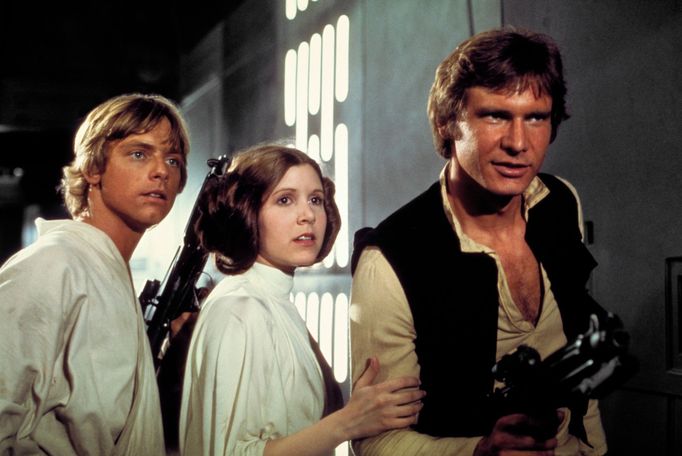 Luke Skywalker (Mark Hamill), princezna Leia (Carrie Fisher) a Han Solo (Harrison Ford) se objeví i v nové Epizodě VII Hvězdných válek.