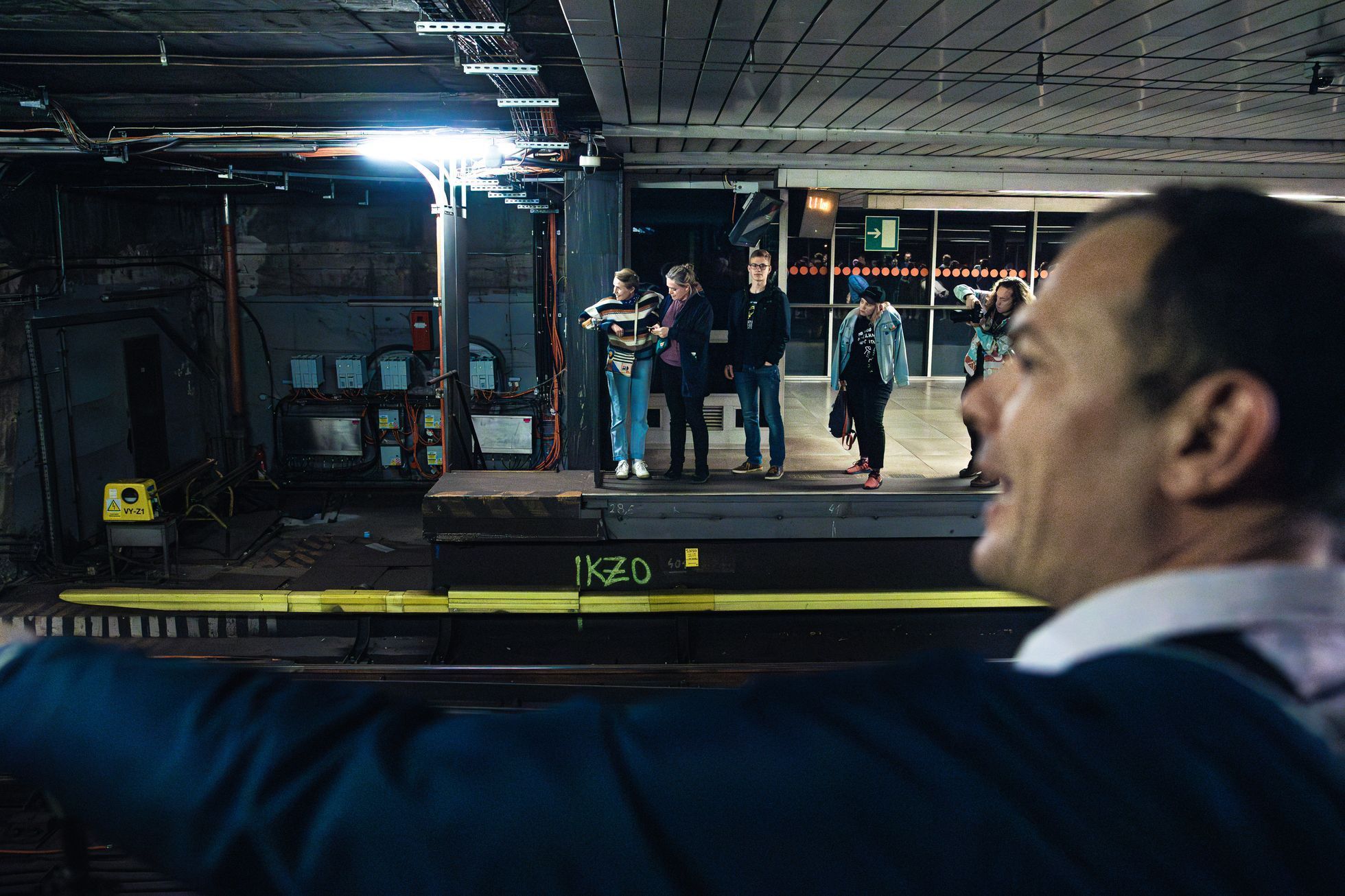 Půlnoční divadelní představení v pražském metru o jeho vzniku, festival příští vlna/next wave, soubor Krutý krtek