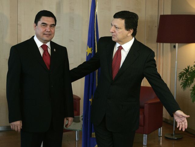Turkmenistán EU Barroso Berdymuchamedov