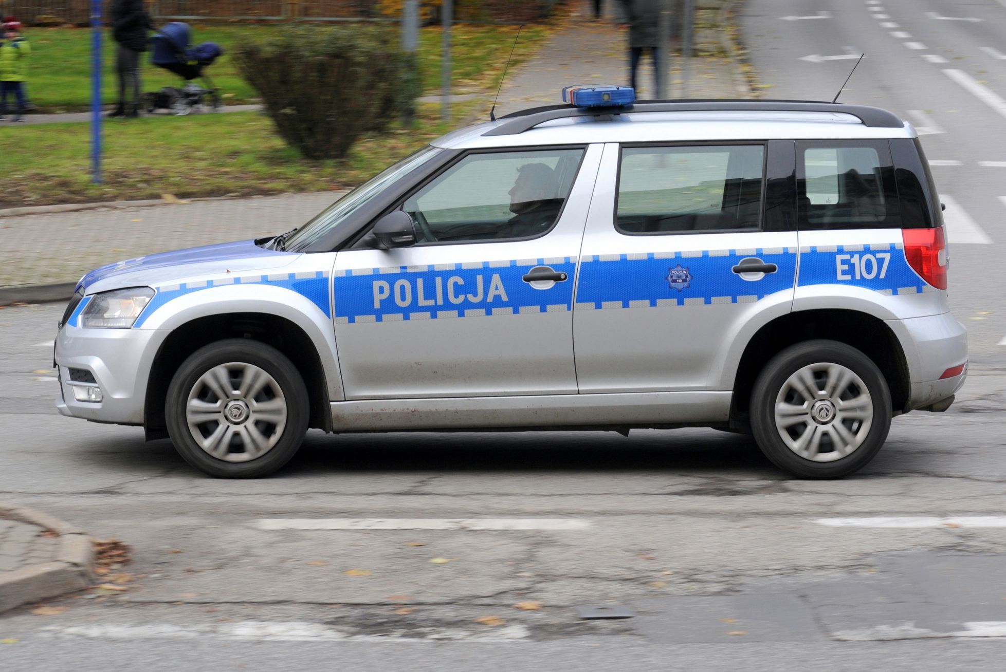 Škoda Yeti polská policie