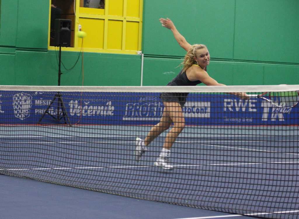 Finále tenisové extraligy v Prostějově: Wozniacká