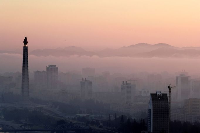 Život v Pchjongjangu. Severní Korea, Září 2018.