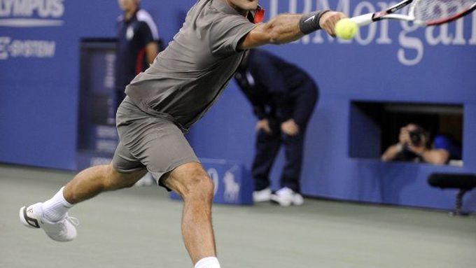 Vstup Rogera Federera do US Open byl mistrovským kouskem.