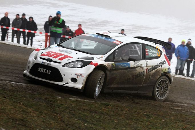 Jänner rallye 2014: Vasilij Grjazin, Ford Fiesta S2000