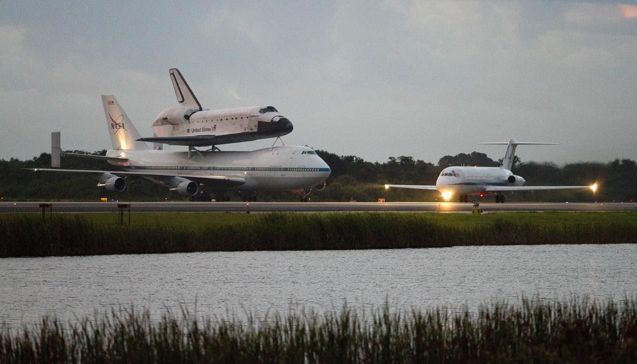 Foto: Poslední cesta raketoplánu Endeavour