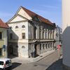 Bývalá synagoga Bet ha-midraš v Demelově ulici, 10. února 2023, Prostějov.